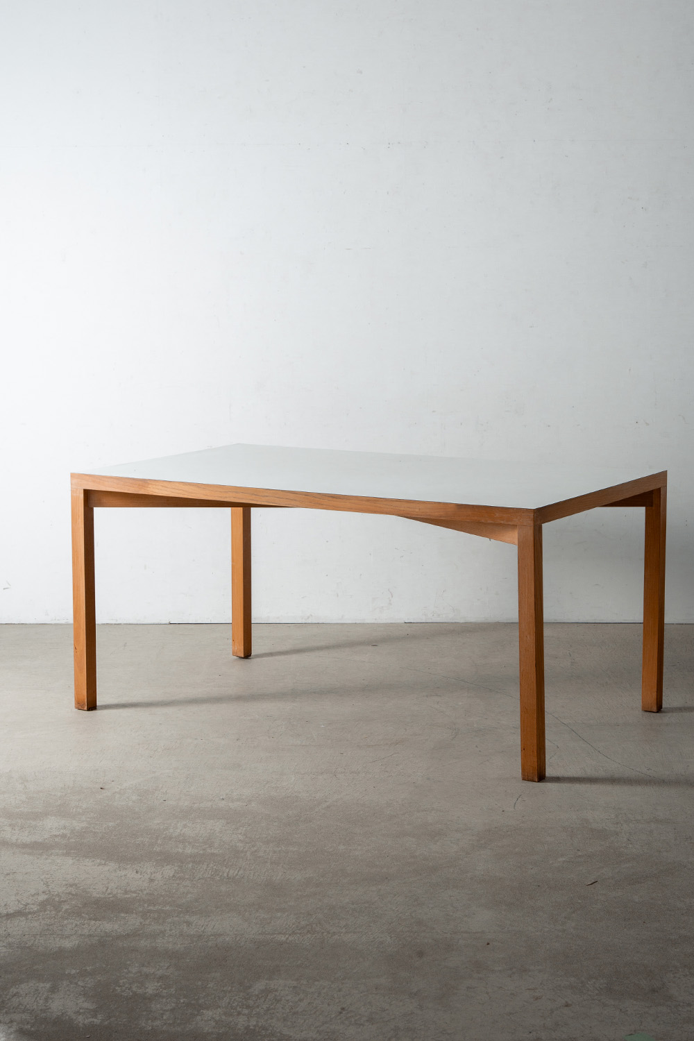Dining Table in White and  Wood