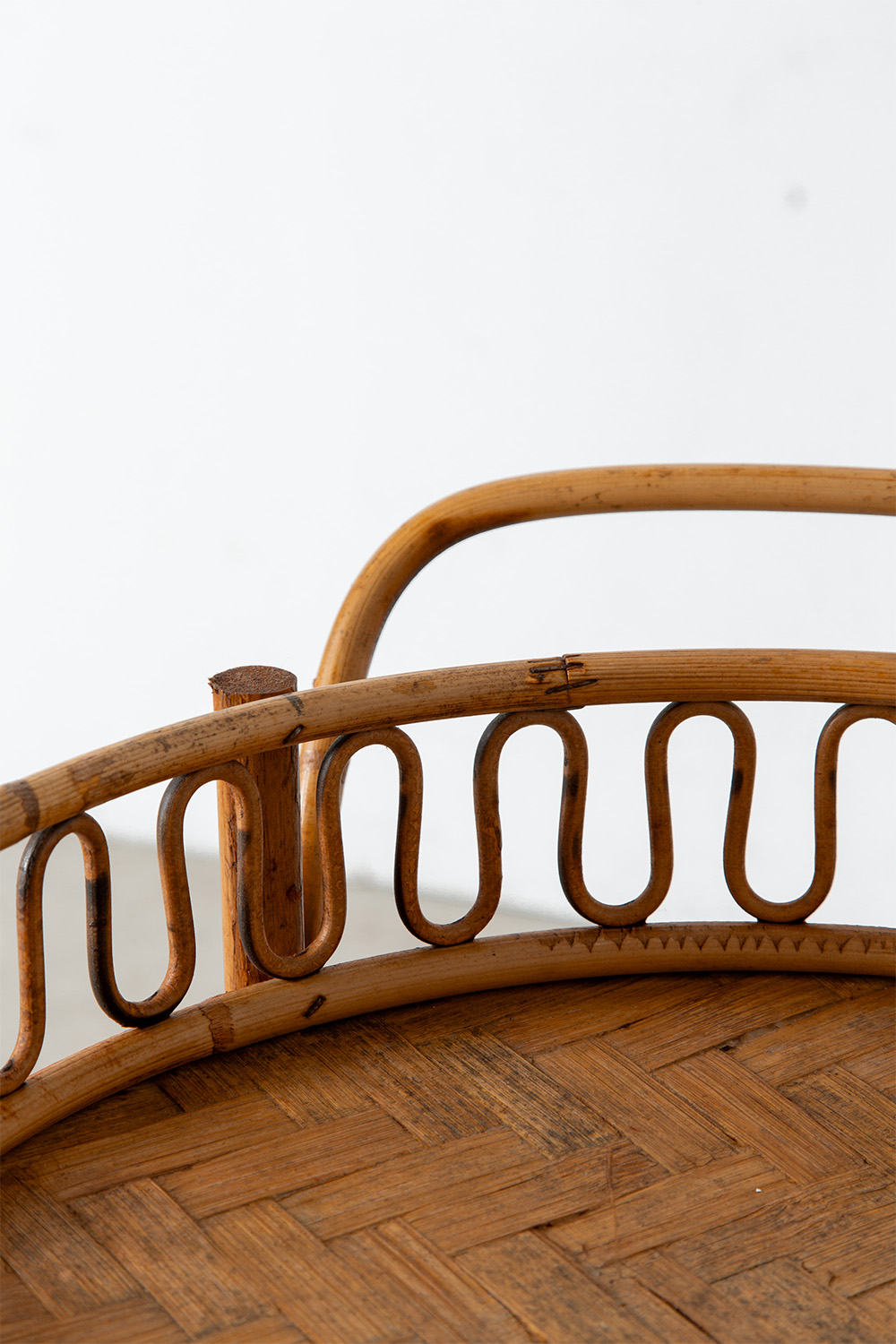 Vintage Trolley in Bamboo and Rattan