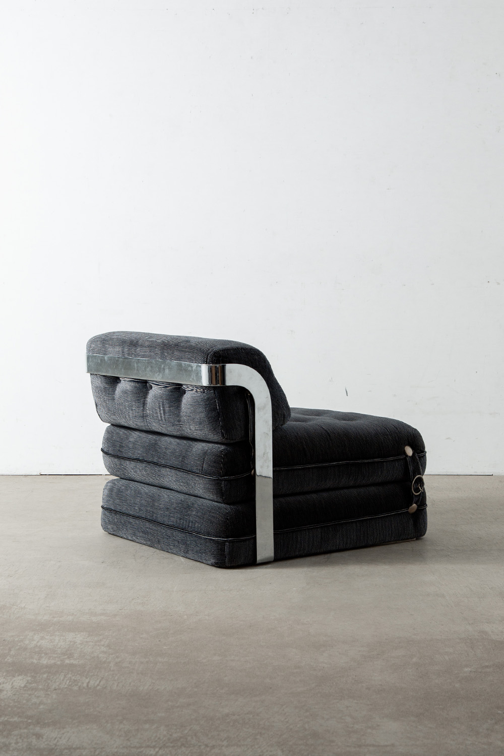 Vintage Sofa in Wood , Metal and Velvet