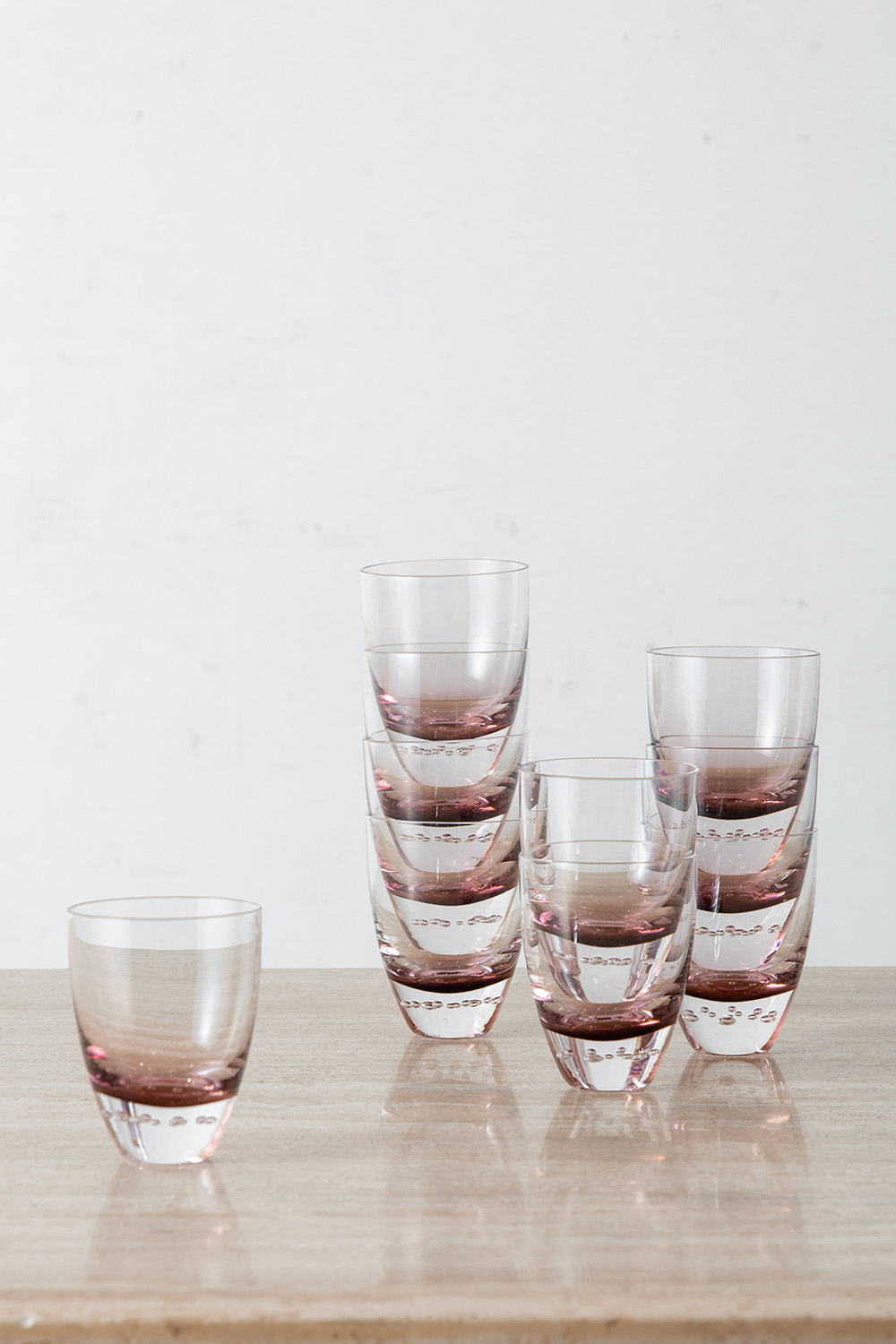 Glass in Pink and Glass