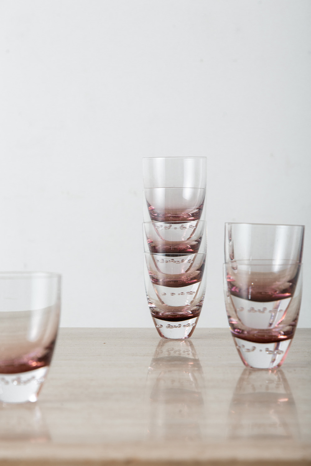 Glass in Pink and Glass
