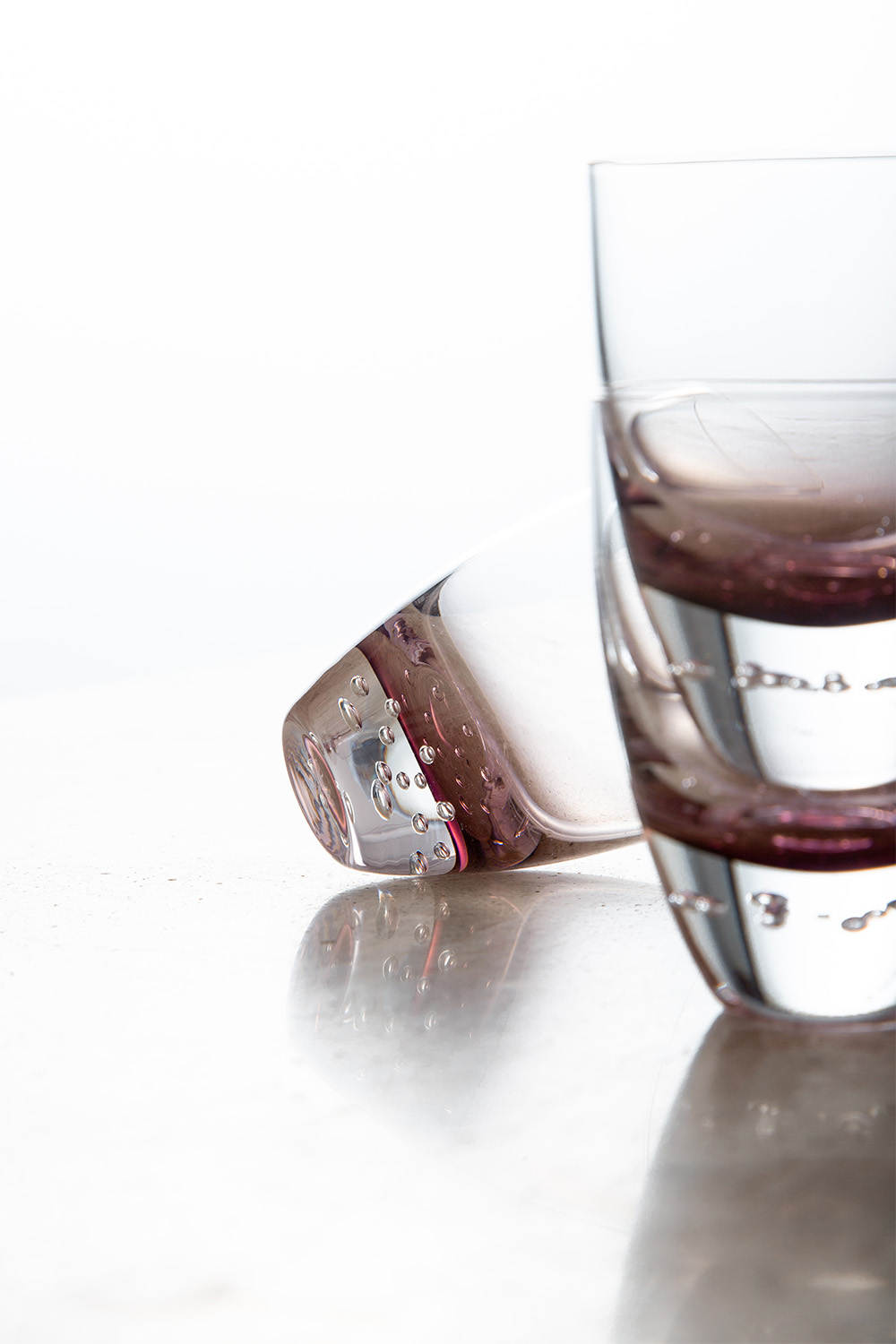 Glass in Pink and Glass