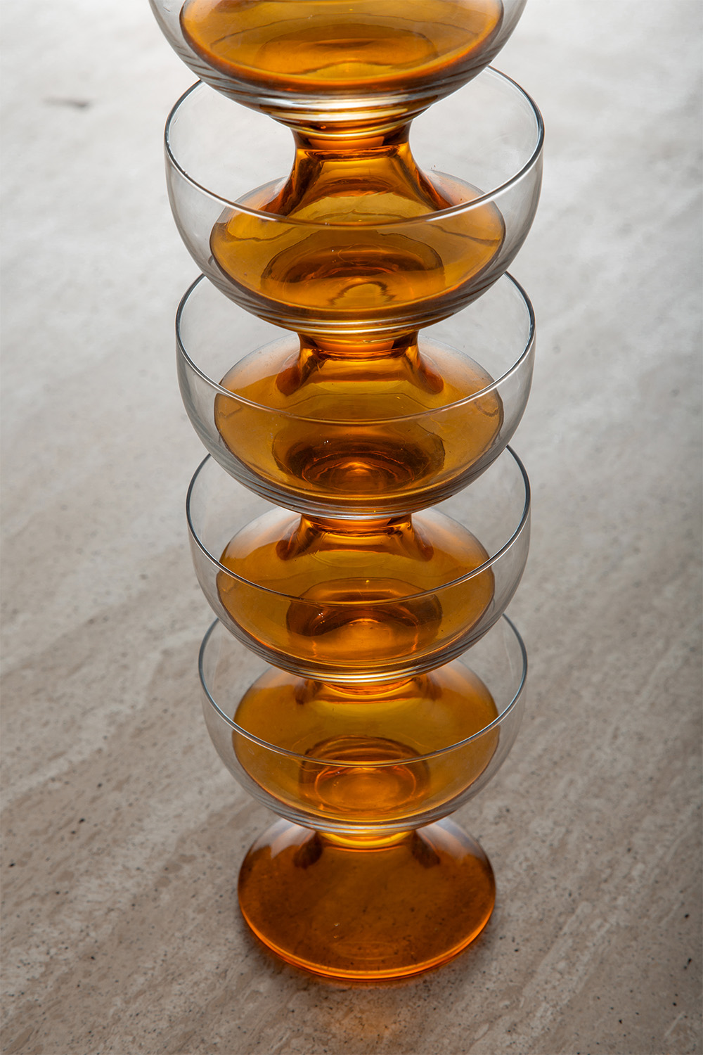 Glass in Umber and Clear