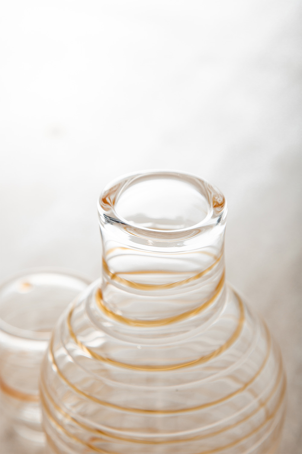 Water Bottle for Murano in Glass