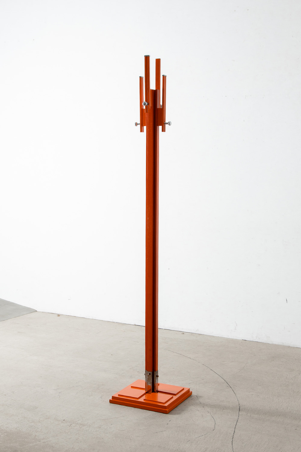 Red Wood Coat Rack by Carlo de Carli for Fiarm
