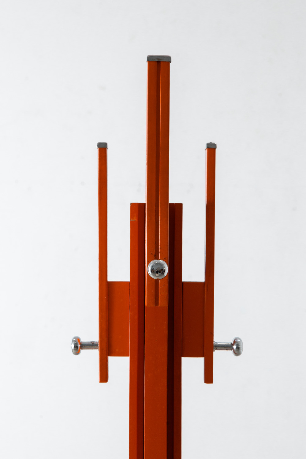 Red Wood Coat Rack by Carlo de Carli for Fiarm