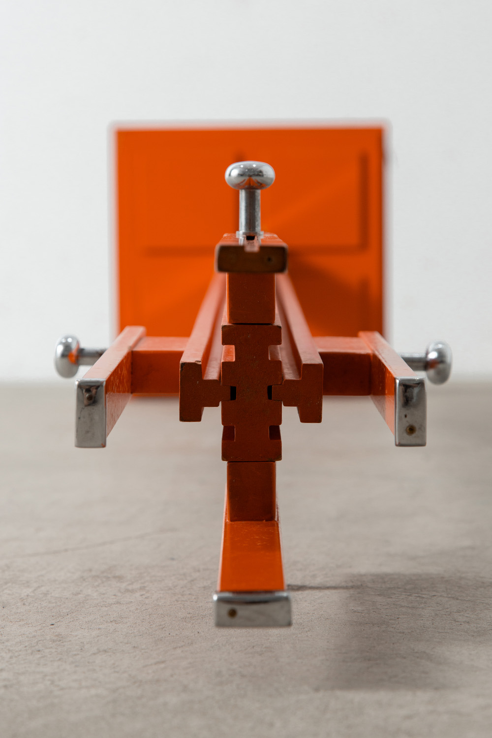 Red Wood Coat Rack by Carlo de Carli for Fiarm