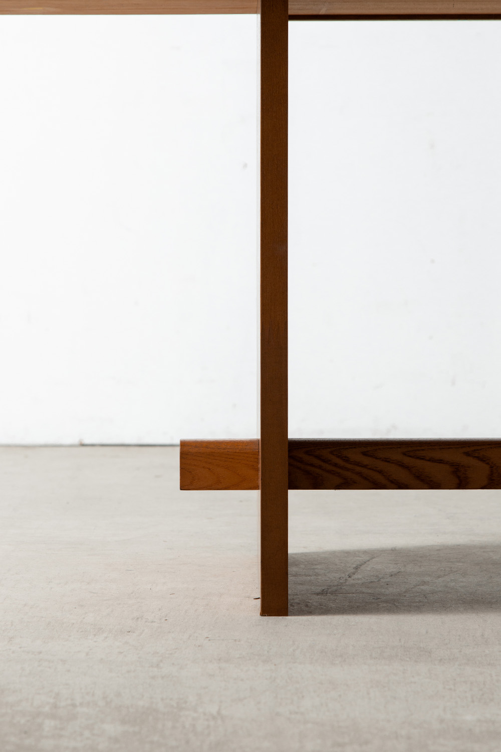 Desk & Chair Set in Wood and Fabric