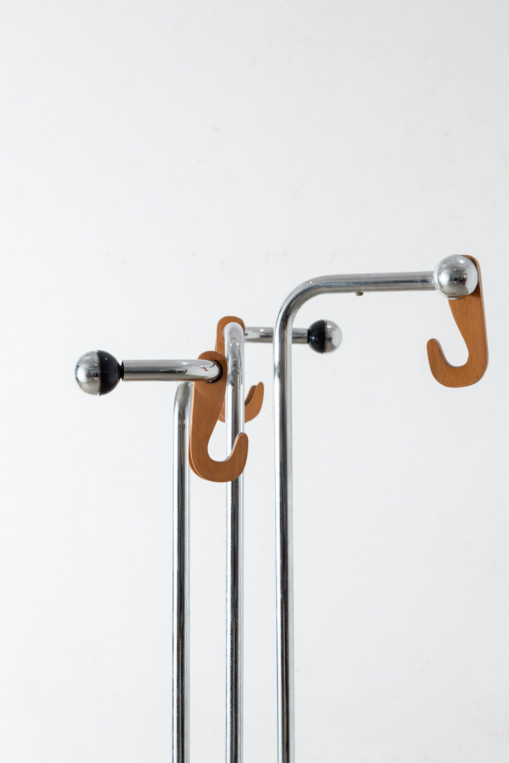 Coat Rack in Steel and Wood