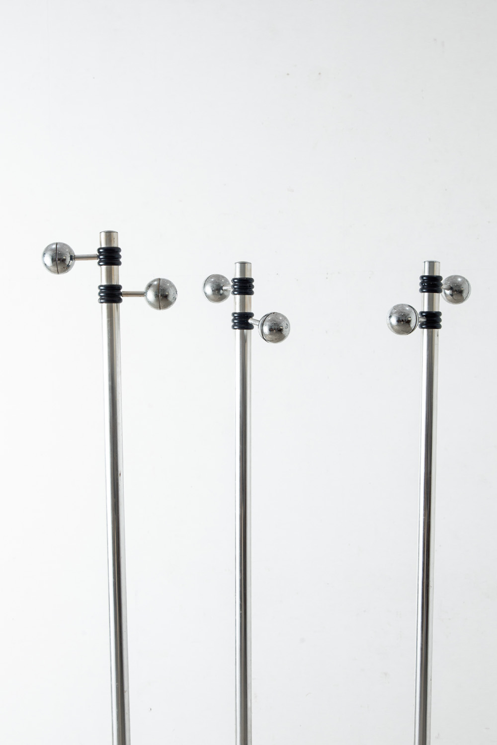 Coat Rack by Fratelli Mannelli  in Steel and Travertine