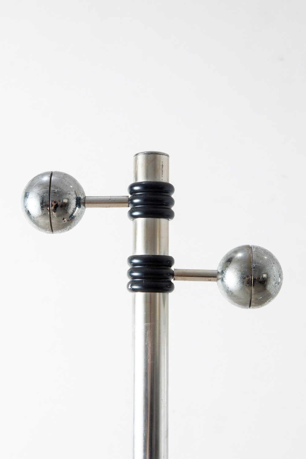 Coat Rack by Fratelli Mannelli  in Steel and Travertine