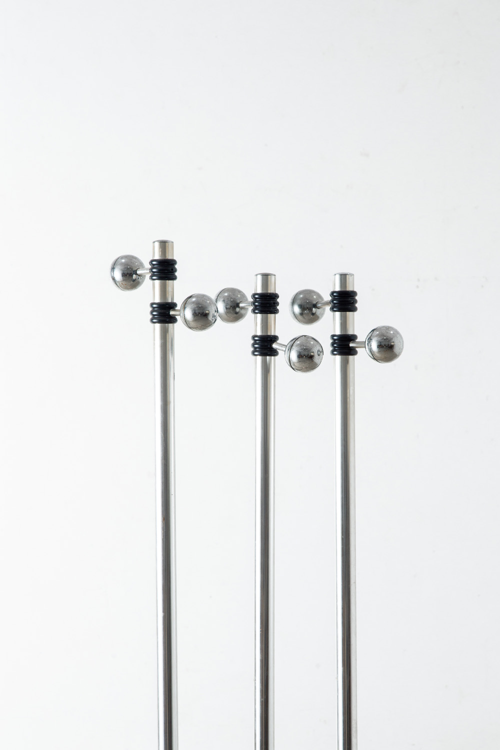 Coat Rack by Fratelli Mannelli  in Steel and Travertine