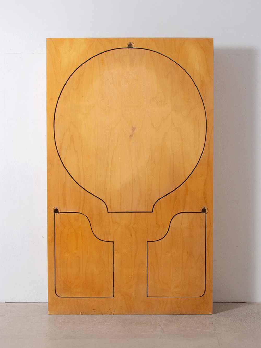 Bookcase with Flap Table by Anonima Design for Bonetto in Birch