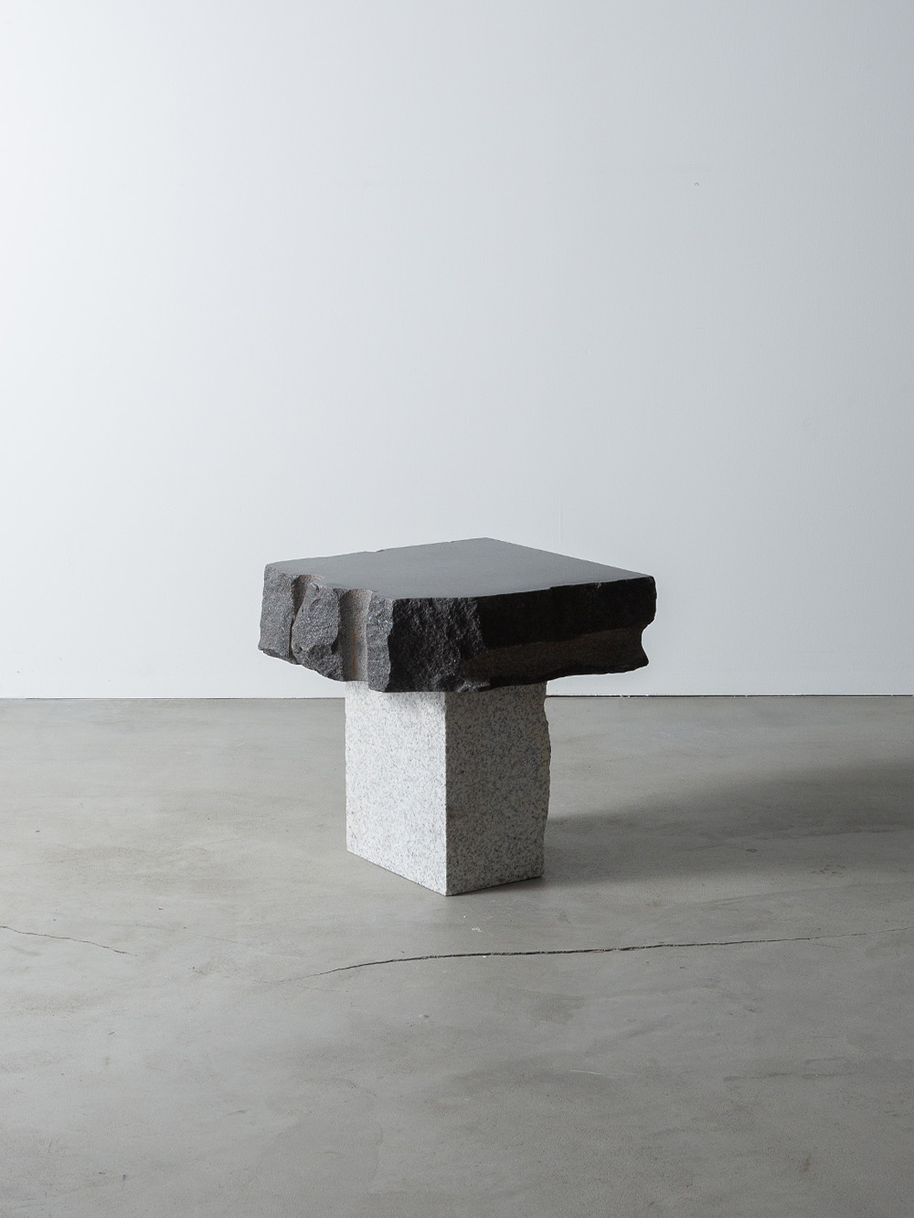 Side Table K by AtMa inc. in Belfast and Granite