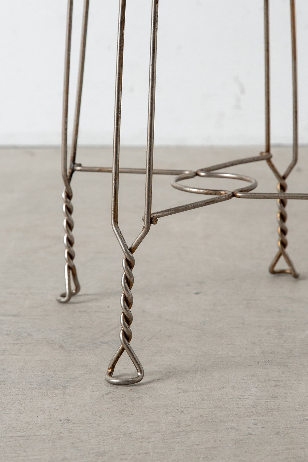 Parlor Chair in Steel and Fabric