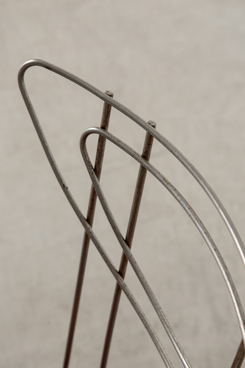 Parlor Chair in Steel and Fabric