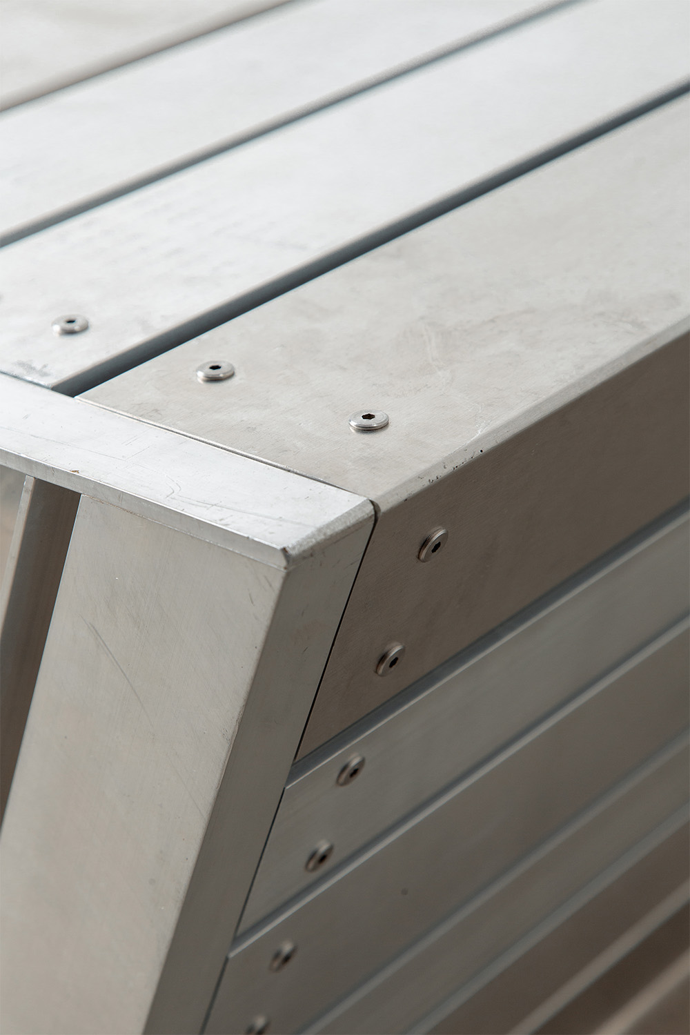 Bench for LOUIS VUITTON in Stainless Steel