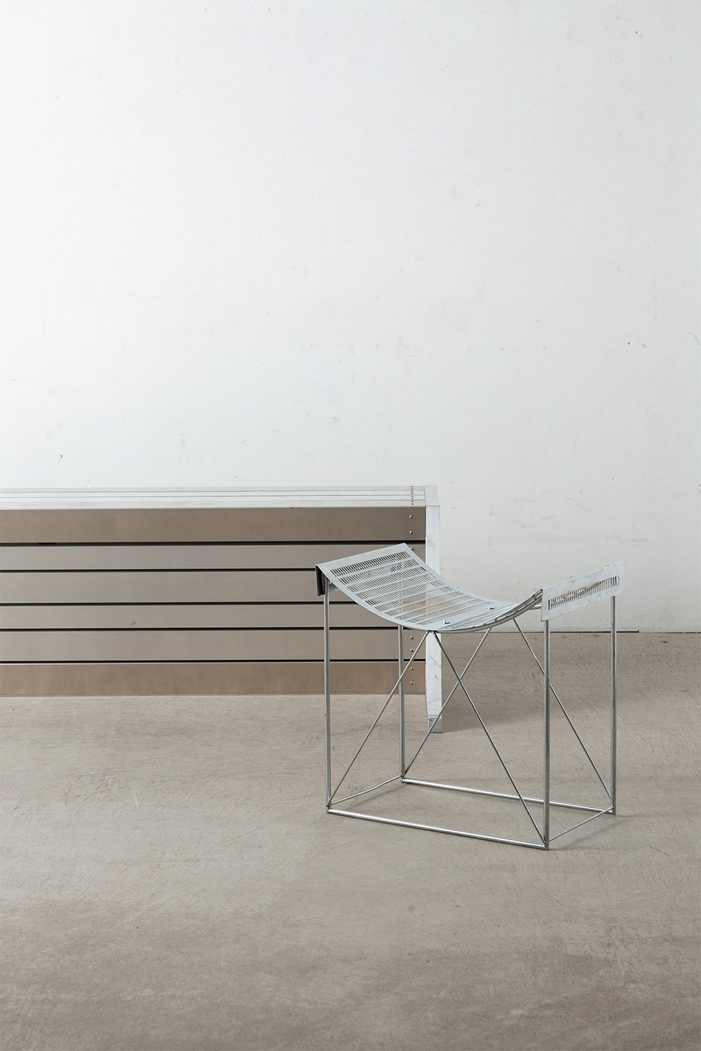Bench for LOUIS VUITTON in Stainless Steel