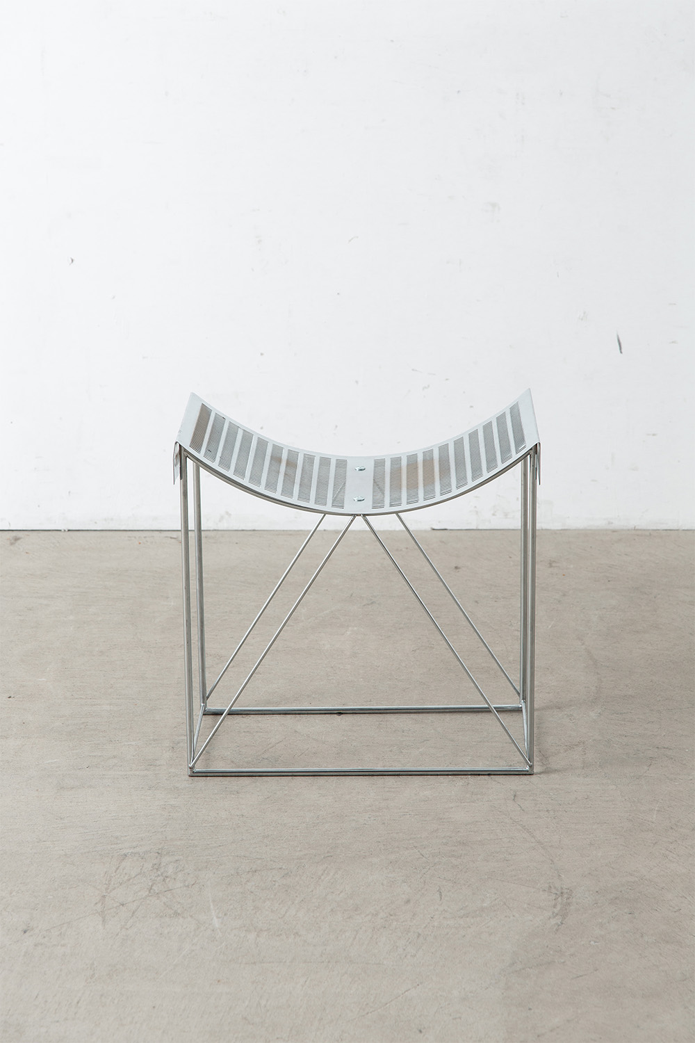Side Chair by Teruaki Ohashi for LOUIS VUITTON in Steel