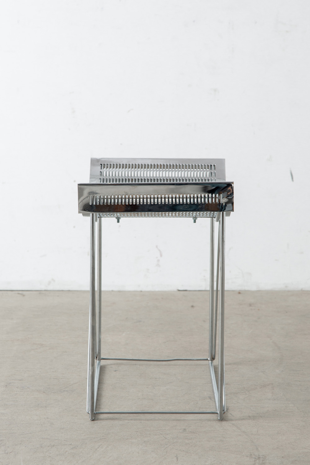Side Chair by Teruaki Ohashi for LOUIS VUITTON in Steel