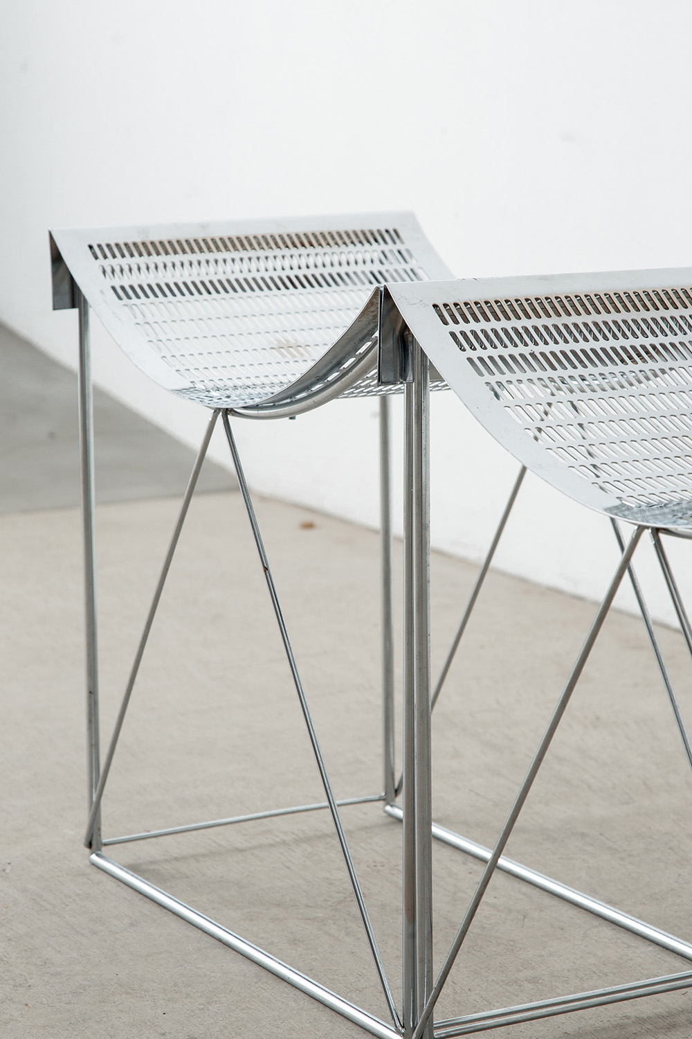 Side Chair by Teruaki Ohashi for LOUIS VUITTON in Steel