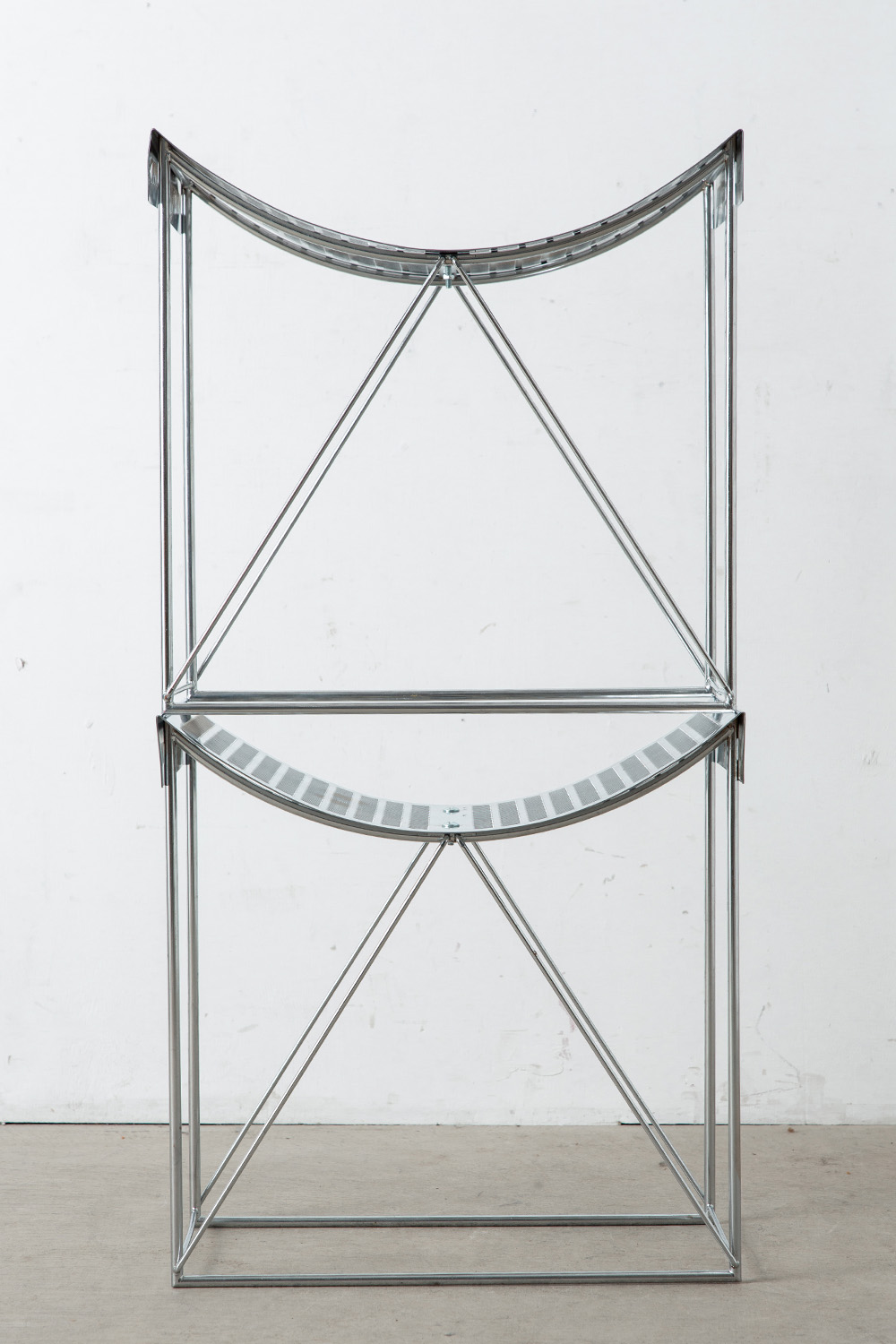 Side Chair by Teruaki Ohashi for LOUIS VUITTON in Steel