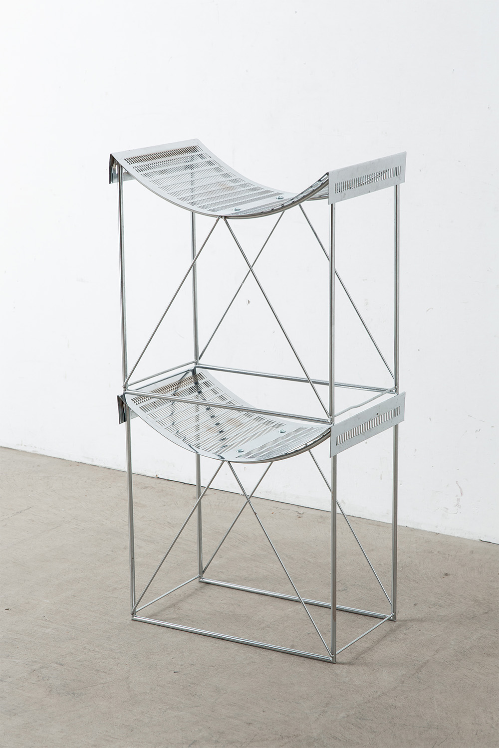 Side Chair by Teruaki Ohashi for LOUIS VUITTON in Steel