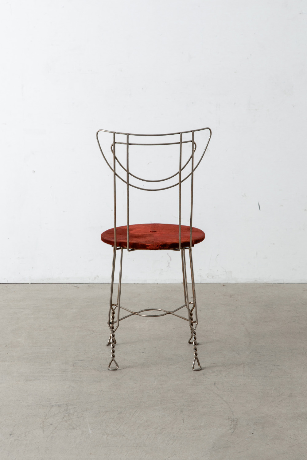 Parlor Chair in Steel and Fabric