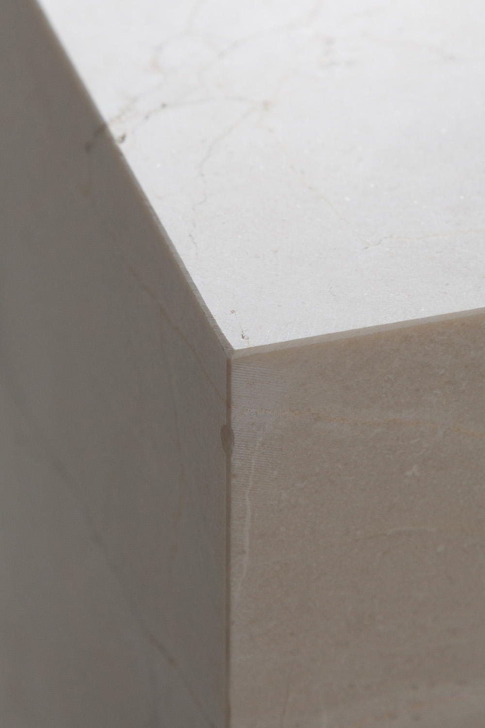 Side Table Z by AtMa inc. in Crema Marfil