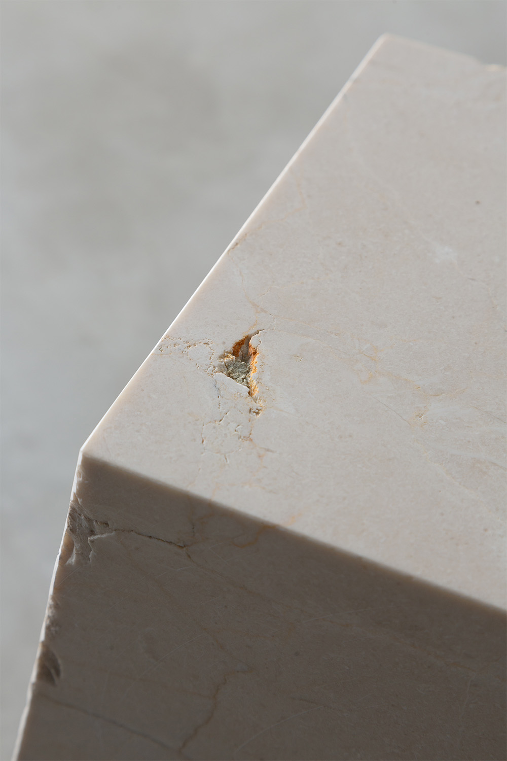 Side Table Z by AtMa inc. in Crema Marfil