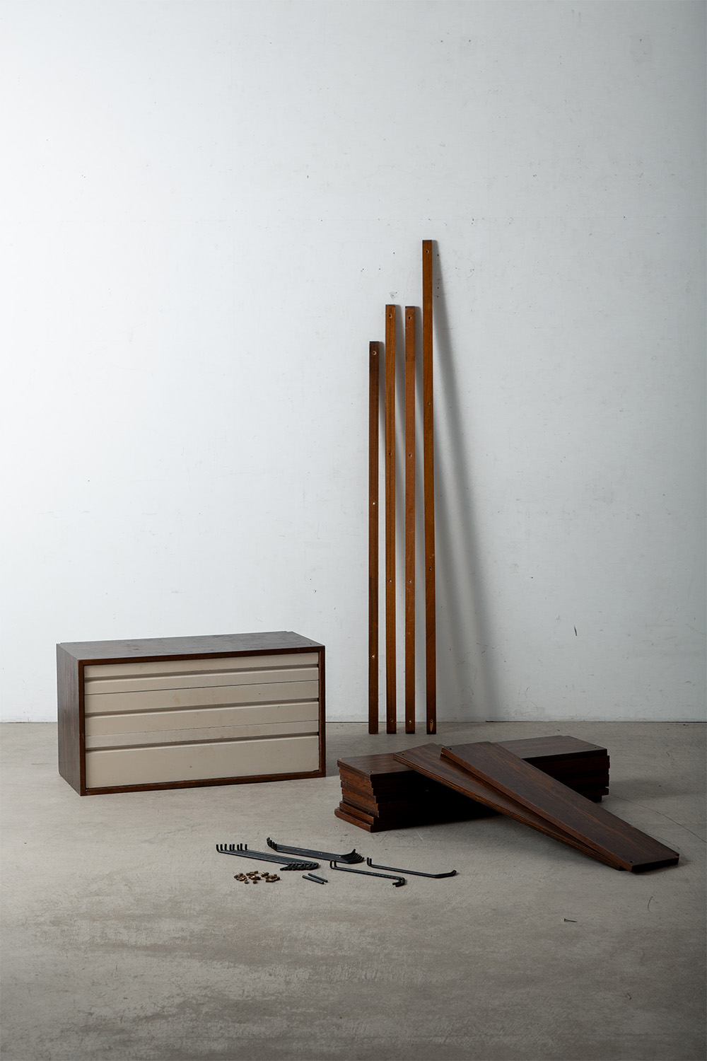 ‘ROYAL SYSTEM’ Wall Unit by Poul Cadovius for Cado in Wood and Steel