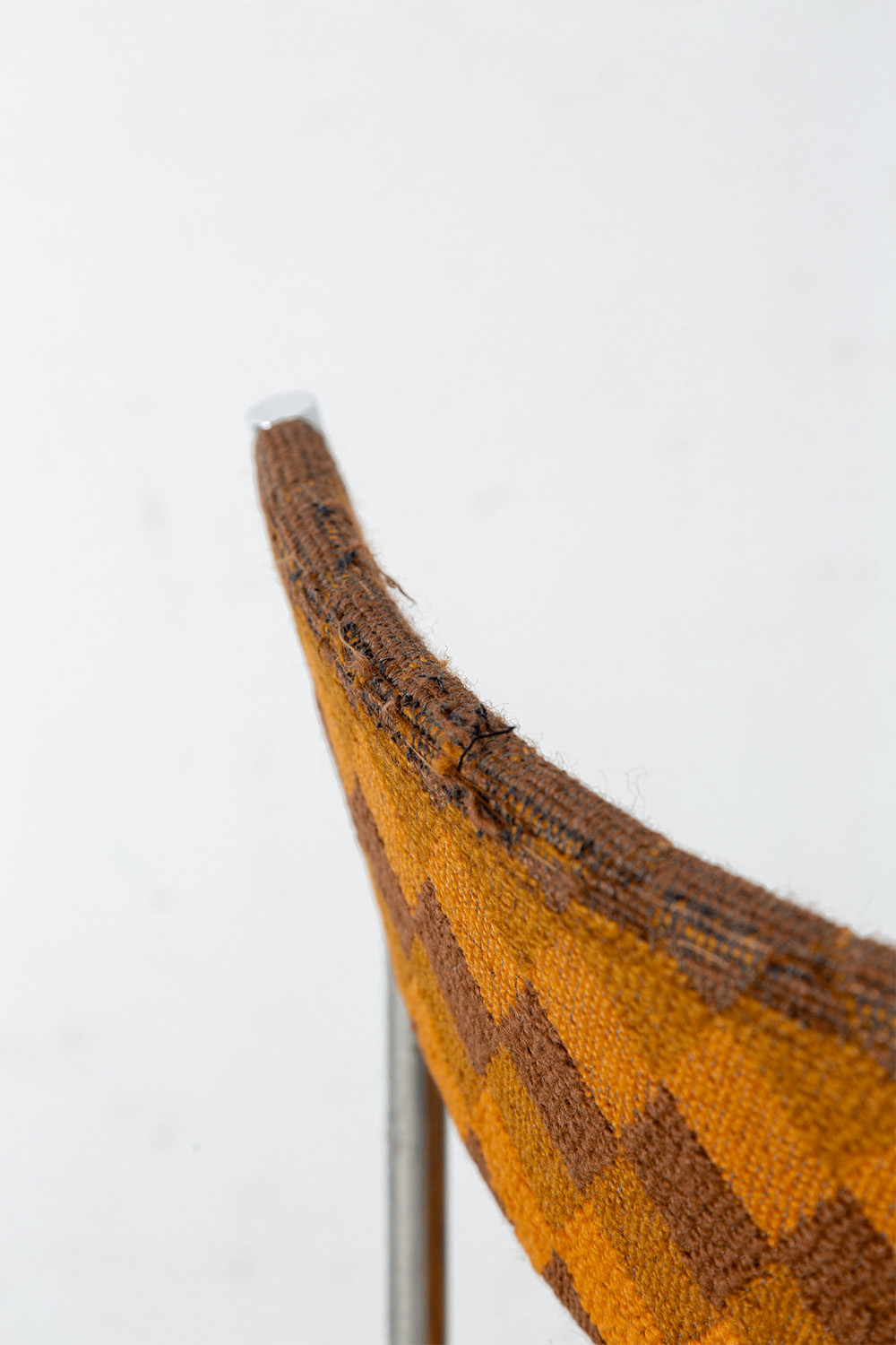 Bandixen Chair by Edlef Bandixen for Dietiker in Steel and Fabric