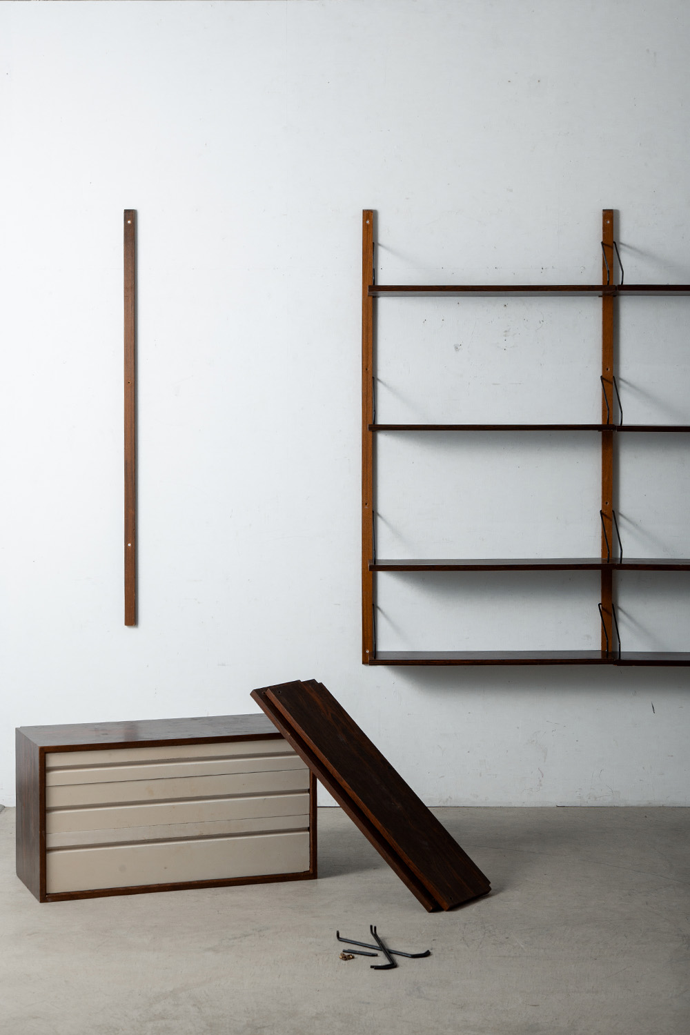 ‘ROYAL SYSTEM’ Wall Unit by Poul Cadovius for Cado in Wood and Steel