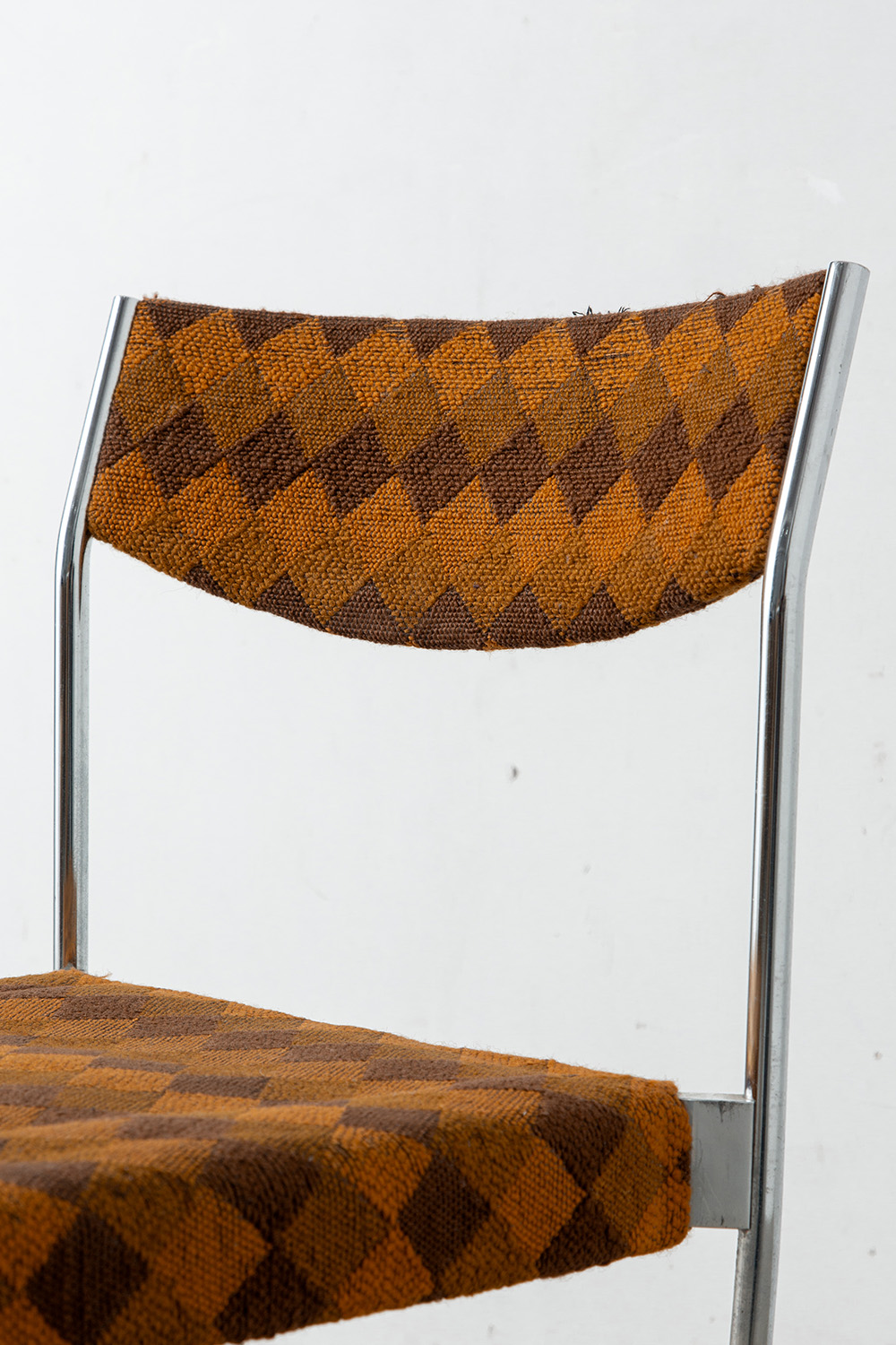 Bandixen Chair by Edlef Bandixen for Dietiker in Steel and Fabric