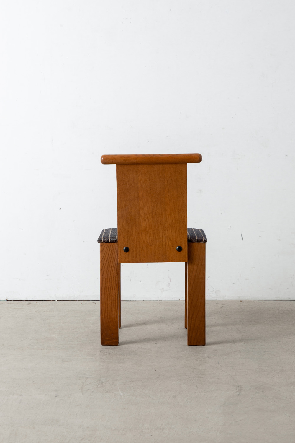 Desk & Chair Set in Wood and Fabric