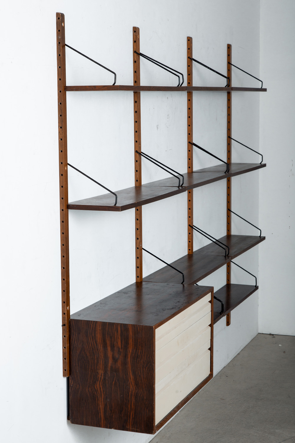 ‘ROYAL SYSTEM’ Wall Unit by Poul Cadovius for Cado in Wood and Steel