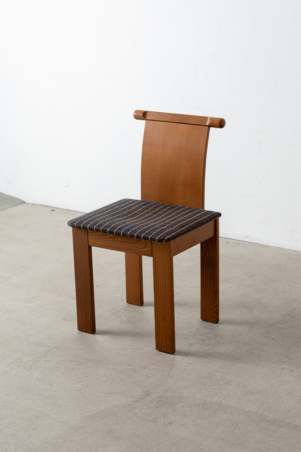 Desk & Chair Set in Wood and Fabric