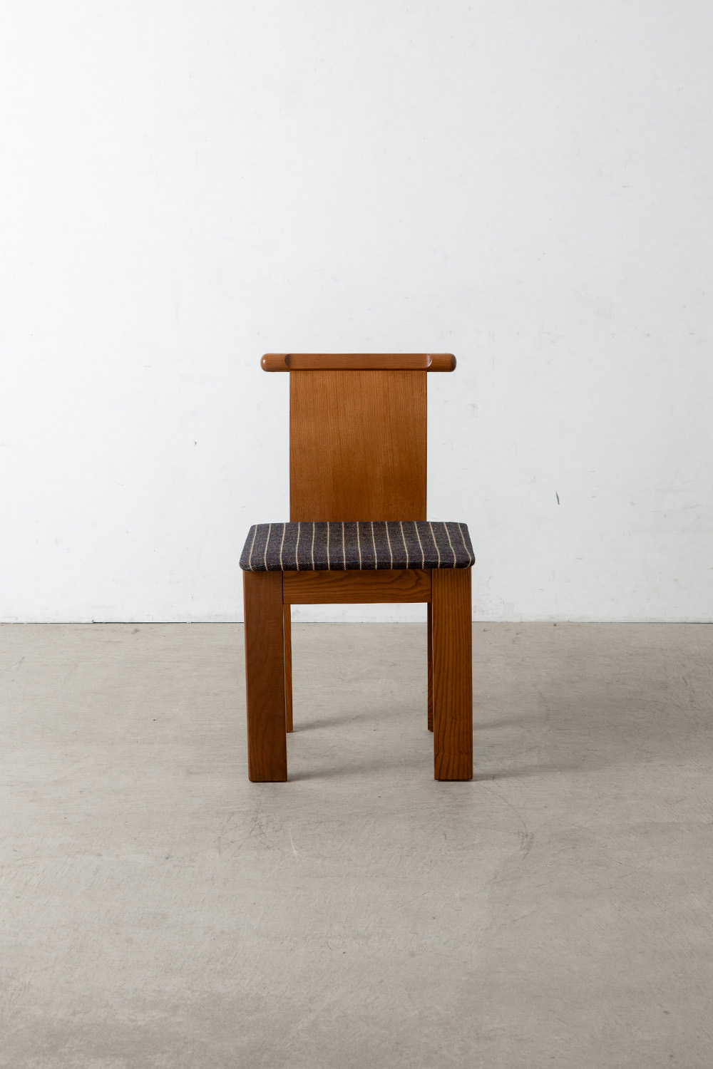 Desk & Chair Set in Wood and Fabric