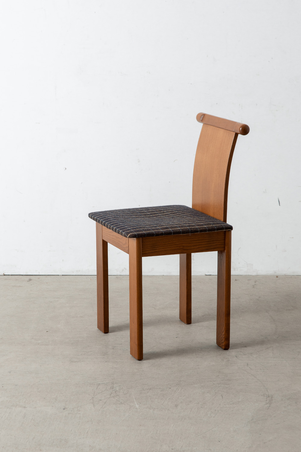 Desk & Chair Set in Wood and Fabric