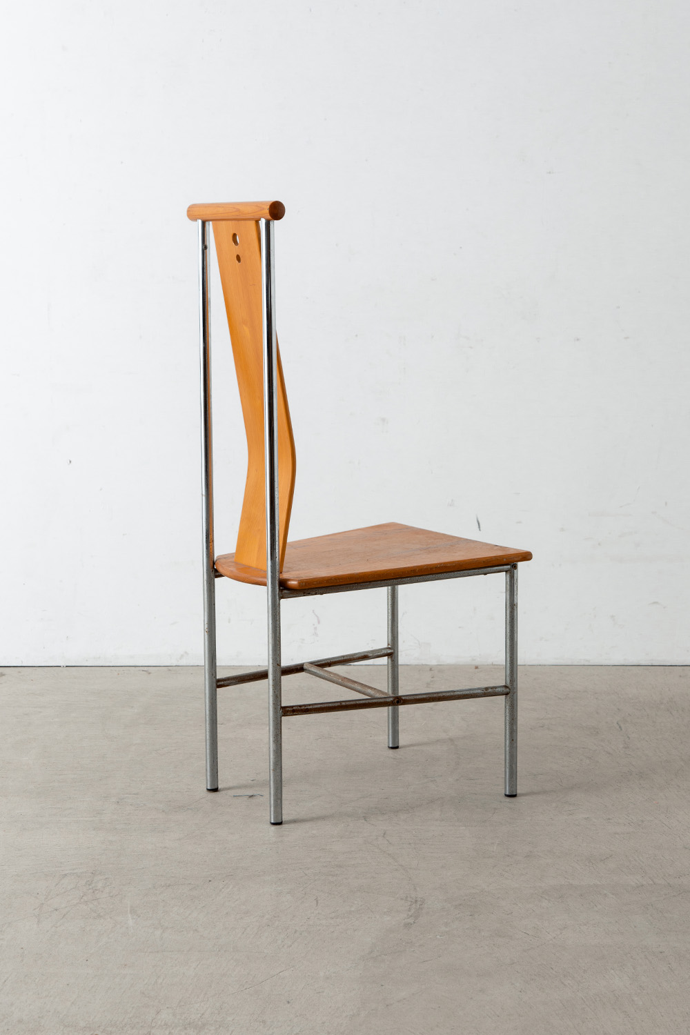 ‘Turku’ Dining Chair by Carina Karlsson for IKEA in Pine and Chrome