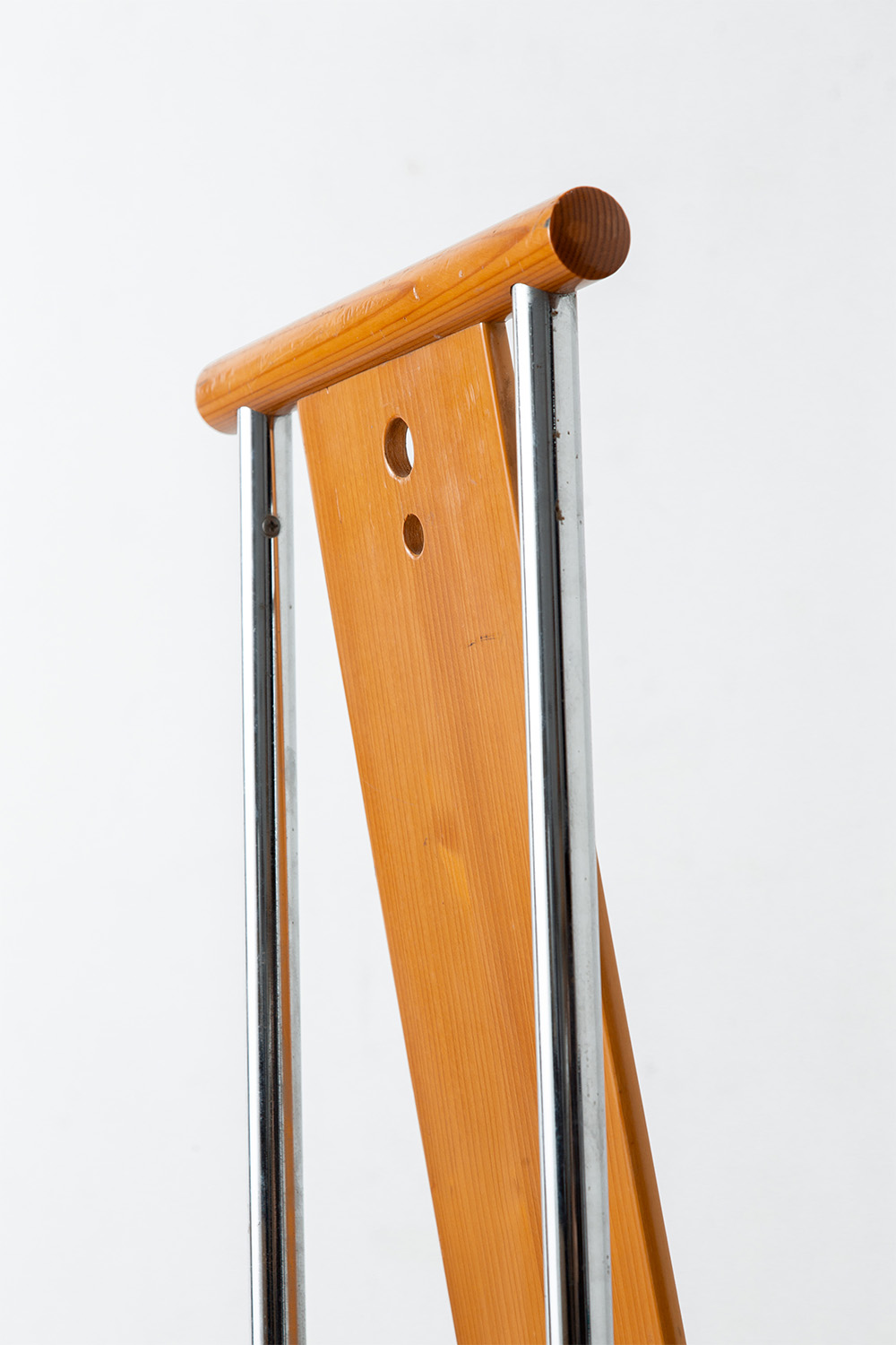 ‘Turku’ Dining Chair by Carina Karlsson for IKEA in Pine and Chrome
