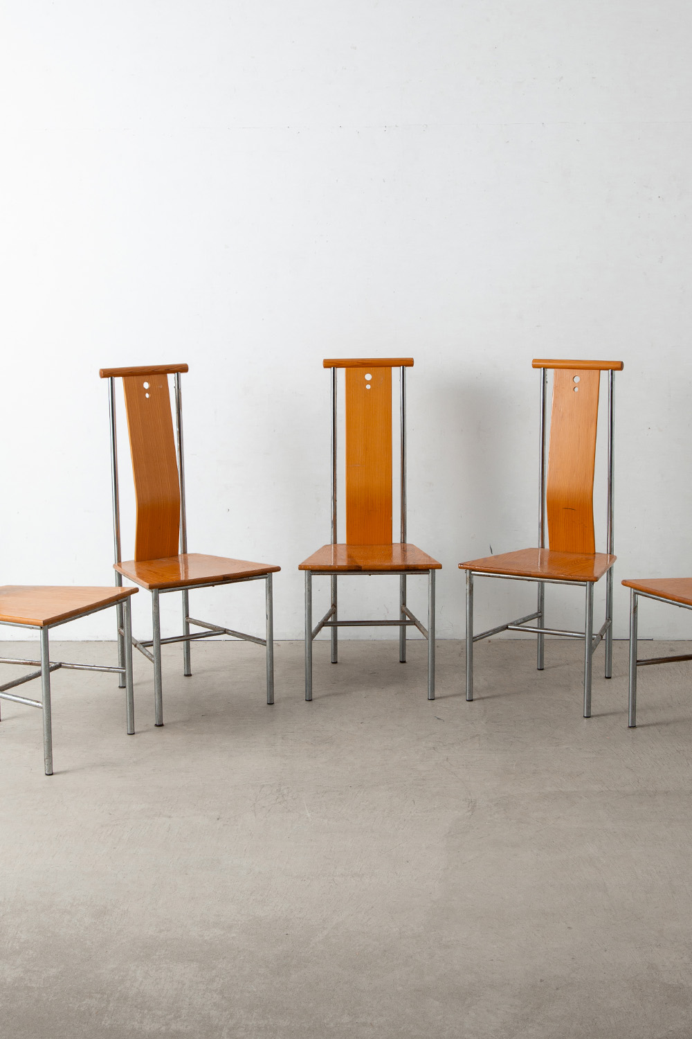 ‘Turku’ Dining Chair by Carina Karlsson for IKEA in Pine and Chrome