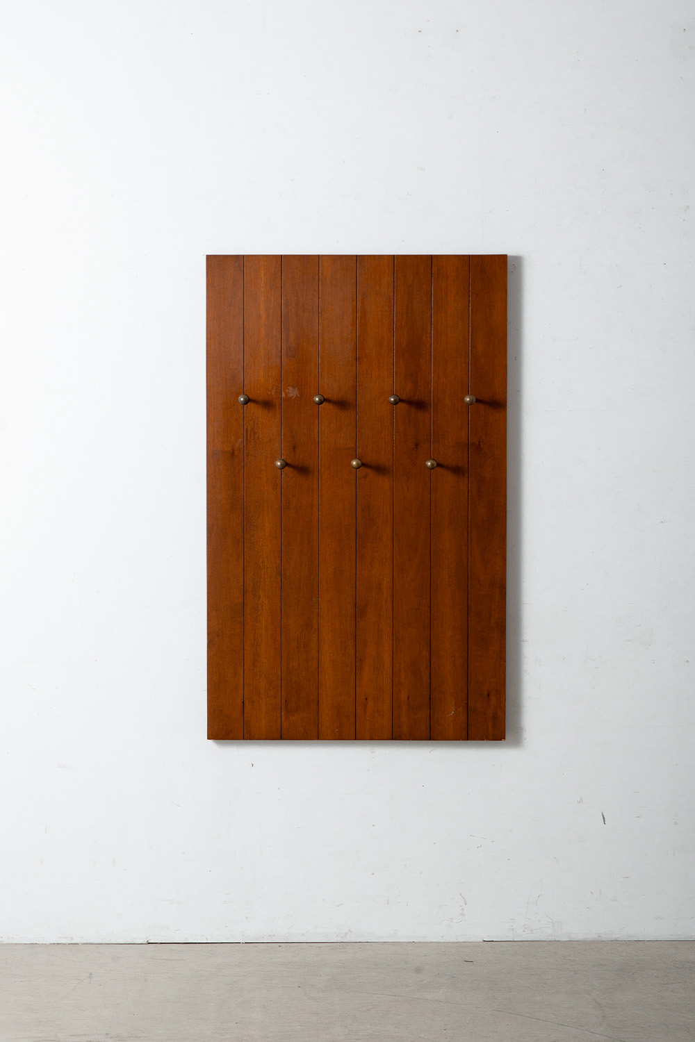 Wall Hanging in Wood and Brass