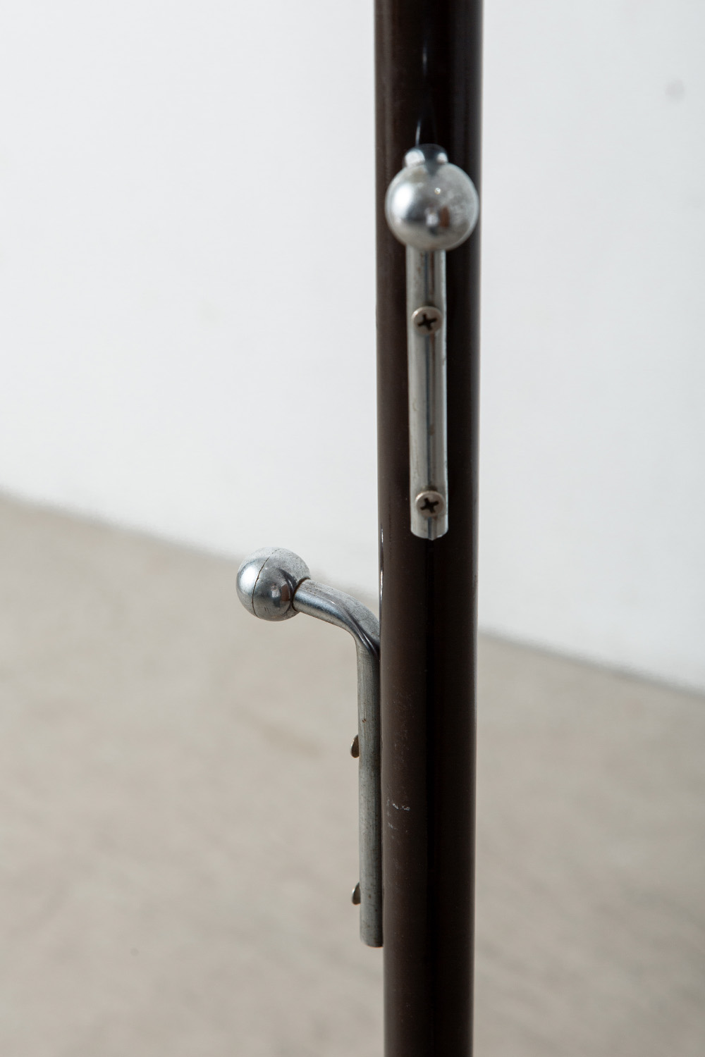 Coat Rack in Crome and Travertine