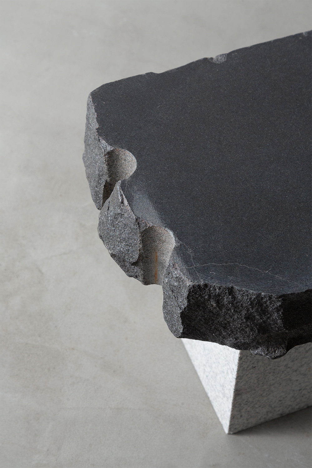 Side Table K by AtMa inc. in Belfast and Granite