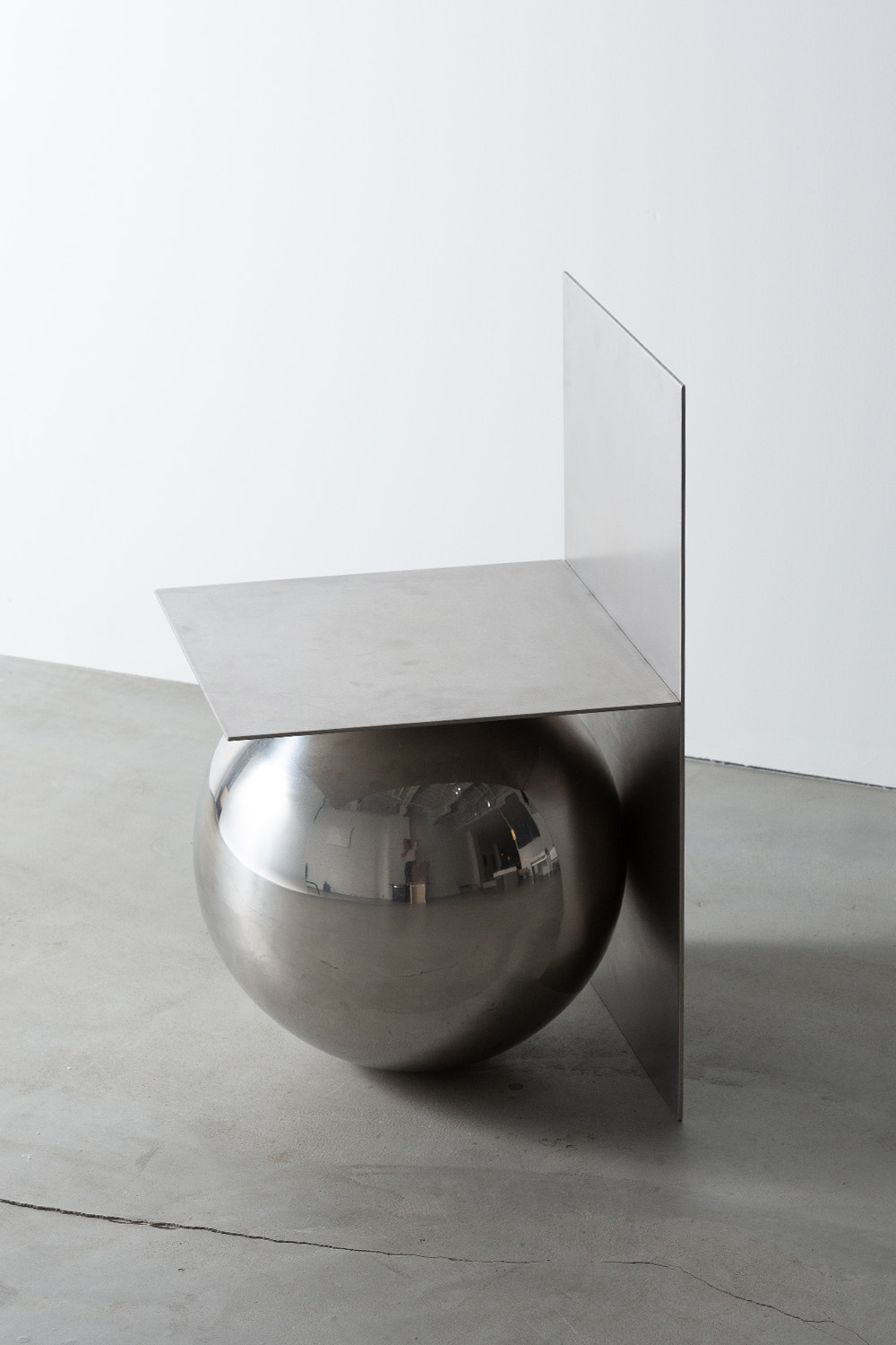 Chair b by AtMa inc. in Stainless