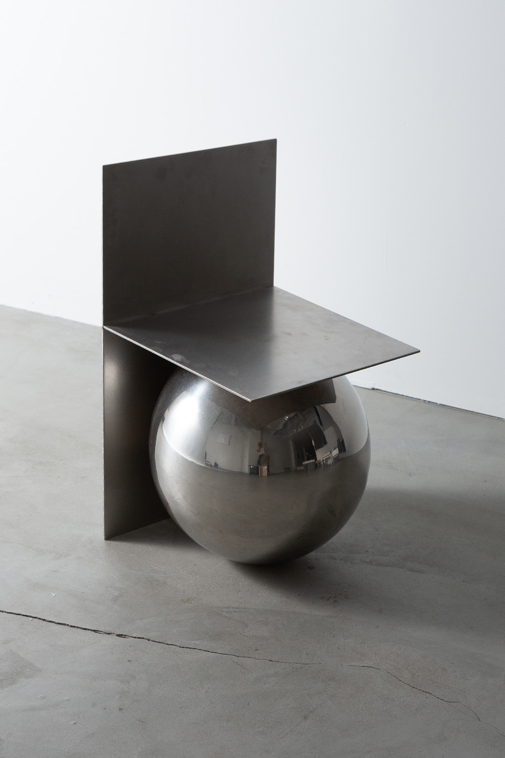 Chair b by AtMa inc. in Stainless