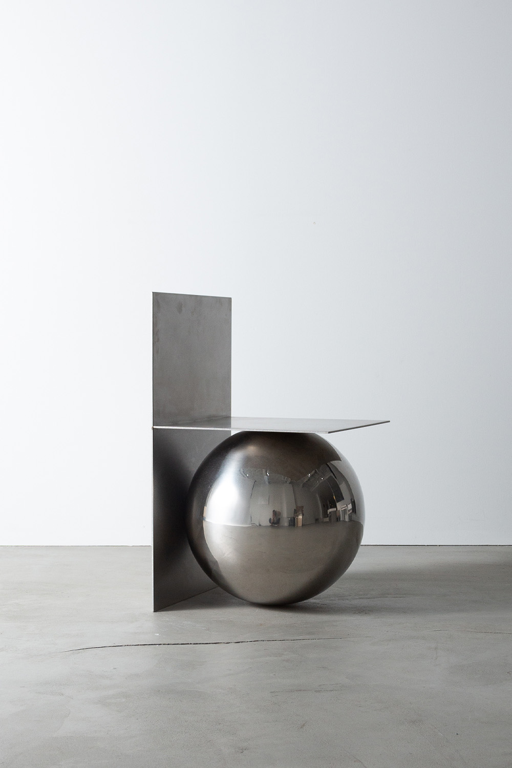 Chair b by AtMa inc. in Stainless