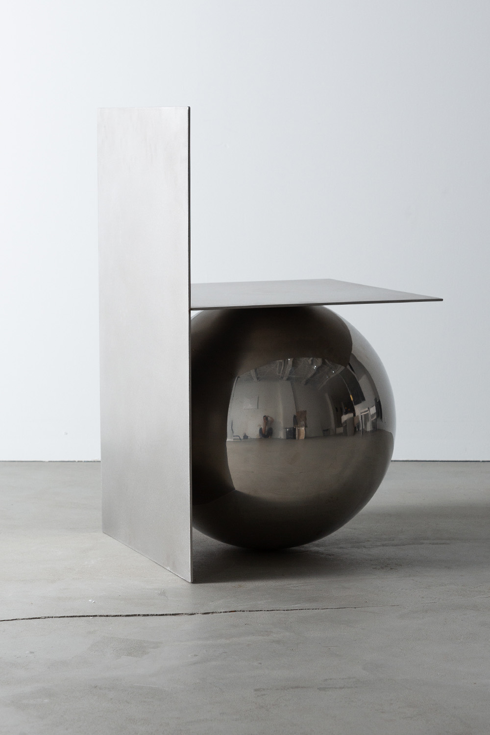 Chair b by AtMa inc. in Stainless