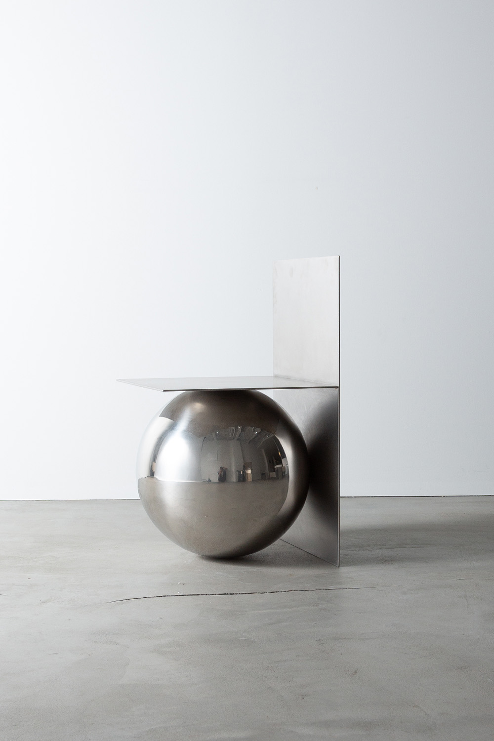 Chair b by AtMa inc. in Stainless